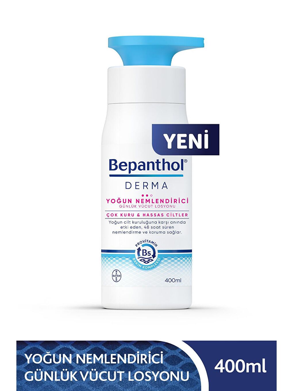 Bepanthol Şeffaf Derma Yoğun Nemlendirici 400 ml