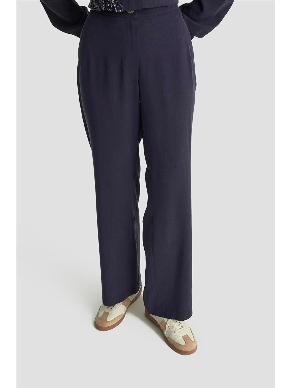 Taş İşlemeli Takım 25Kd2104 Lacivert-4