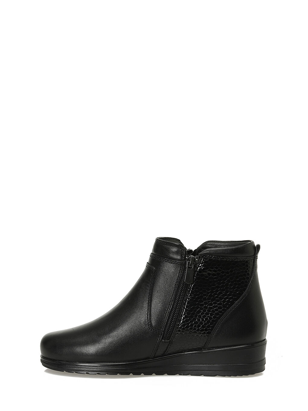 105654.Z5PR Siyah Kadın Dolgu Topuk Bot-2