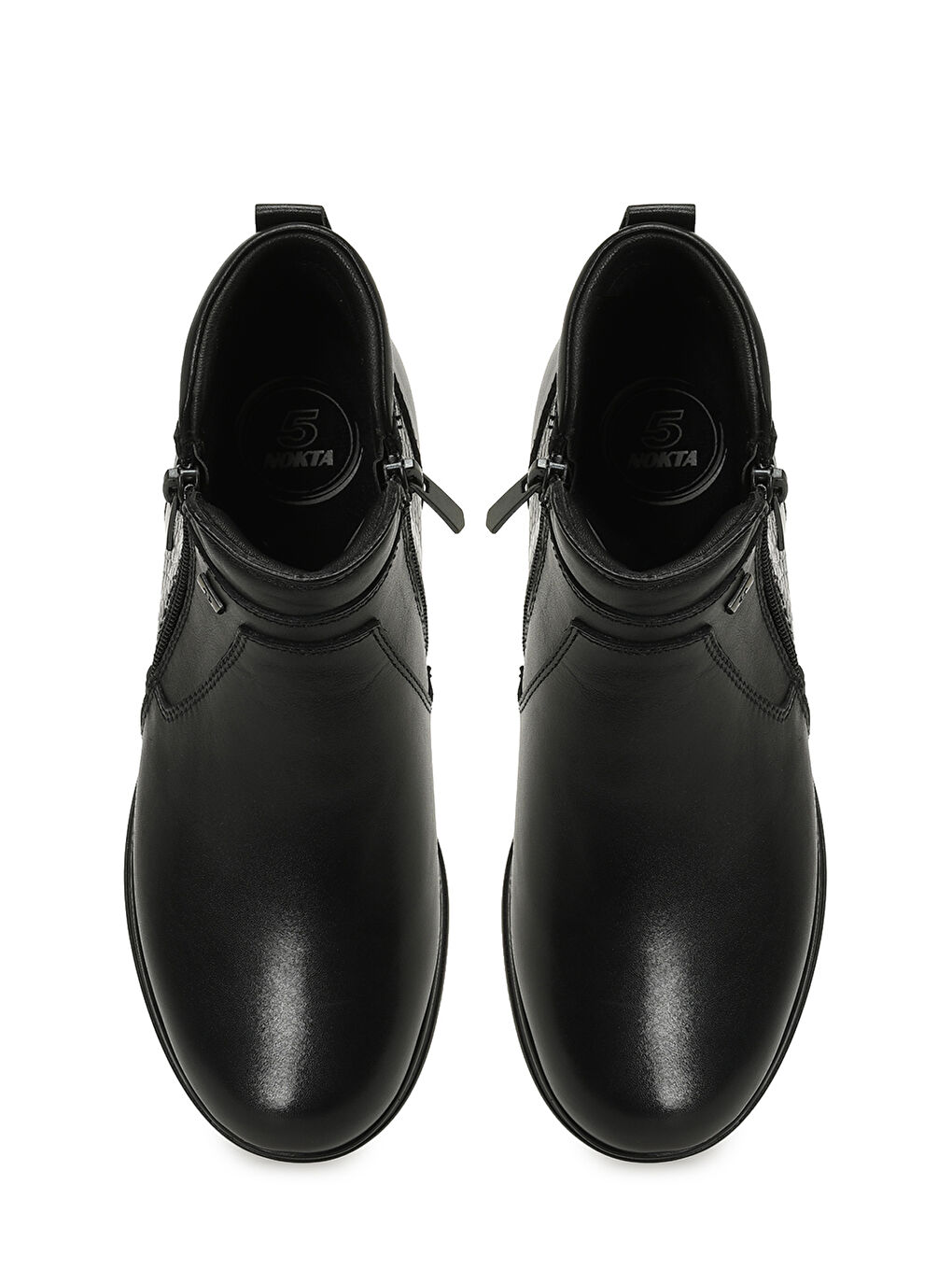 105654.Z5PR Siyah Kadın Dolgu Topuk Bot-3