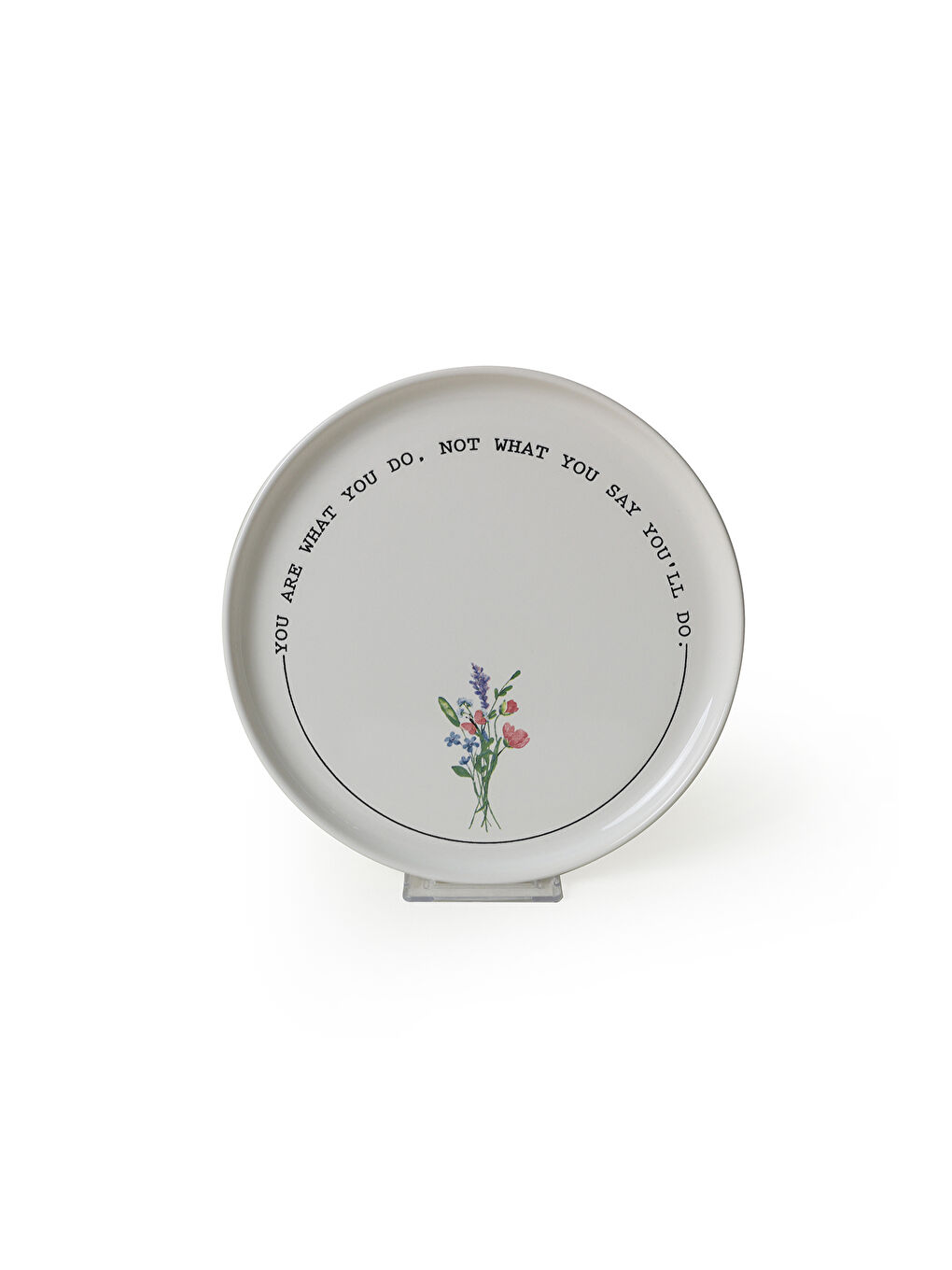 Keramika Karişik Motto Bloom Nordıc Pasta Tabağı 22 Cm 4 Adet - 4