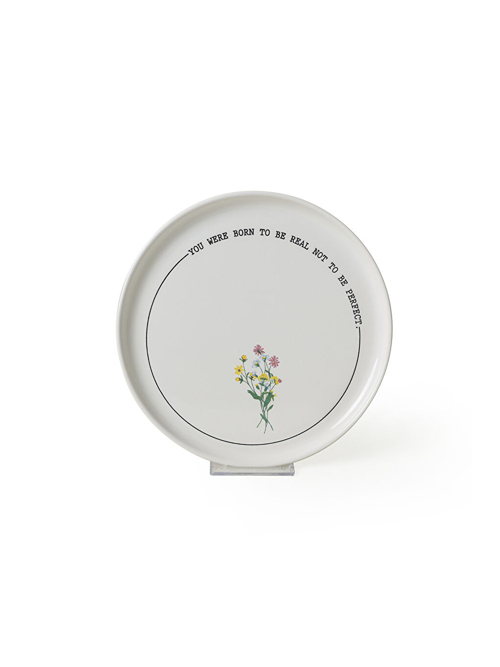 Keramika Karişik Motto Bloom Nordıc Pasta Tabağı 22 Cm 4 Adet - 5