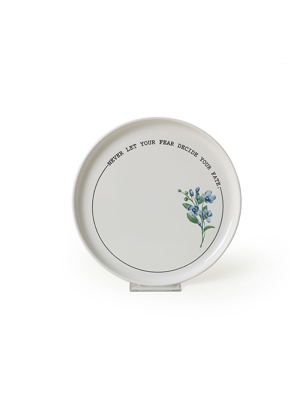 Keramika Karişik Motto Bloom Nordıc Pasta Tabağı 22 Cm 4 Adet - 6
