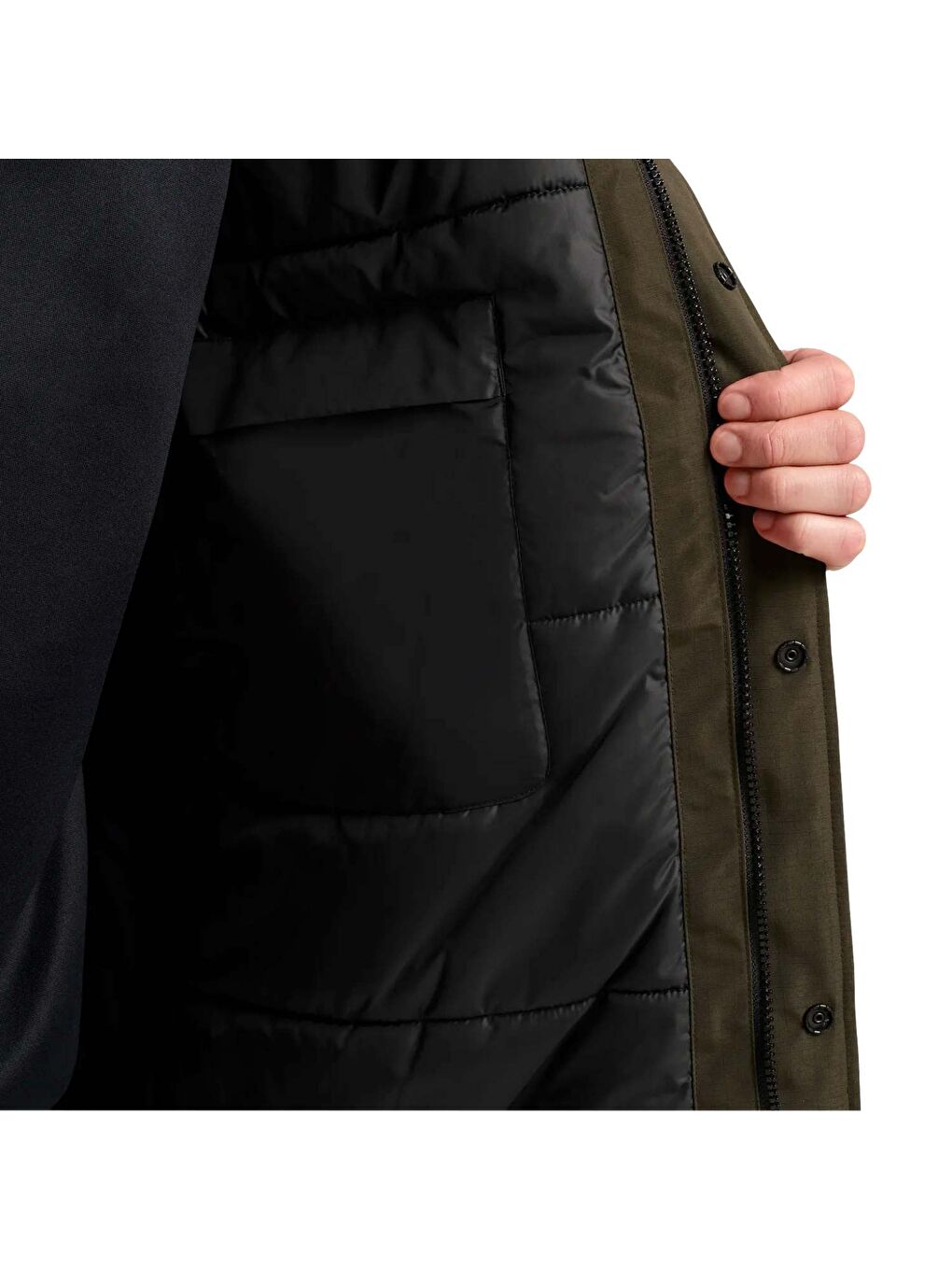 Haki Glacier Shield Erkek Yeşil Outdoor Mont-4