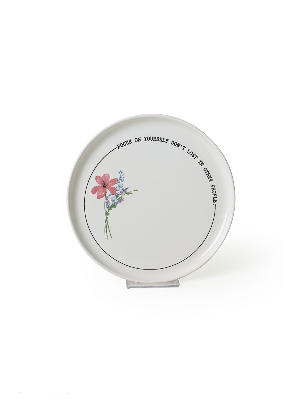 Keramika Karişik Motto Bloom Nordıc Pasta Tabağı 22 Cm 4 Adet - 7
