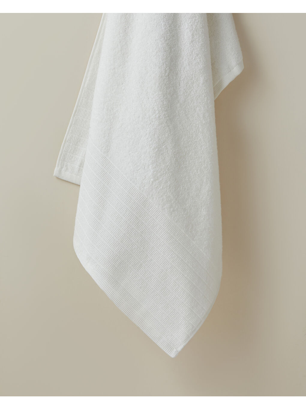 Pure Pamuk Banyo Havlusu 70x140 cm Beyaz-1