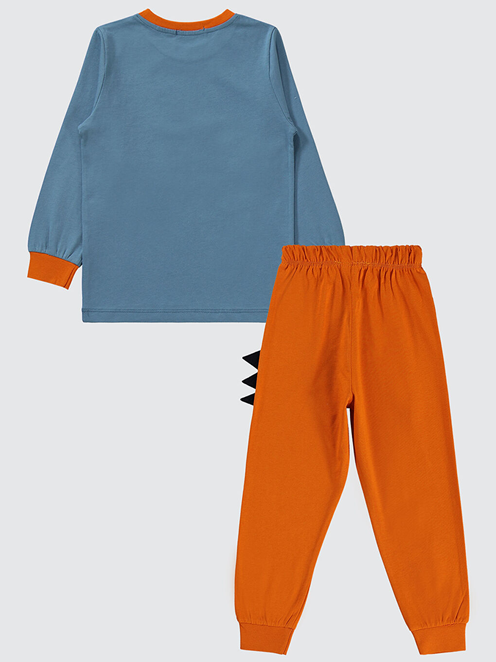 Turuncu Boys Erkek Çocuk Pijama Takımı 2-5 Yaş Koyu Oranj-1