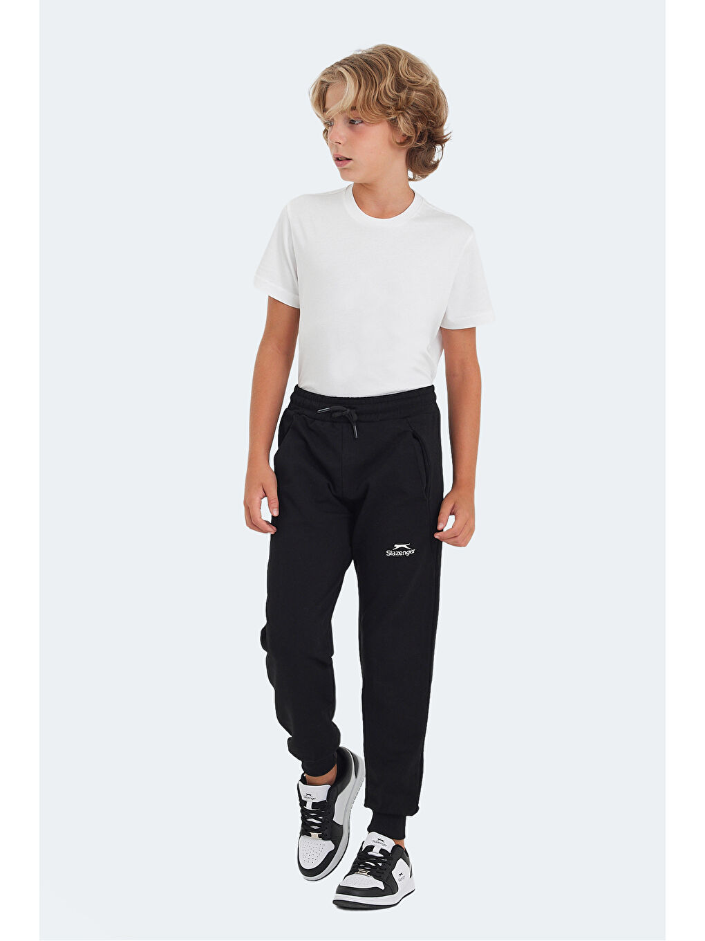 LEGY Unisex Çocuk Eşofman Altı Siyah-5