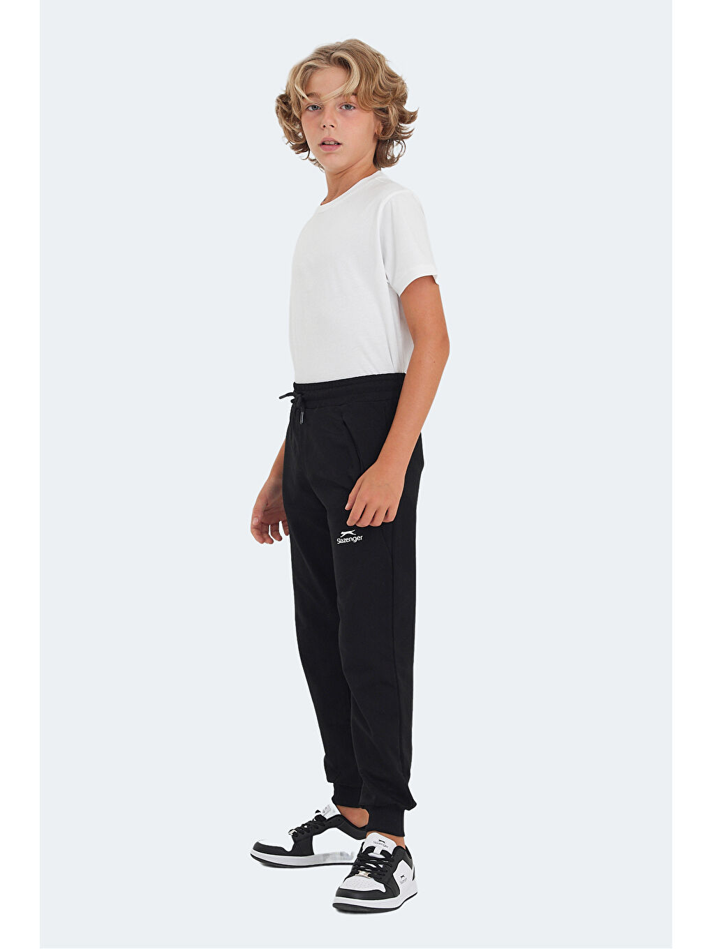 LEGY Unisex Çocuk Eşofman Altı Siyah-6