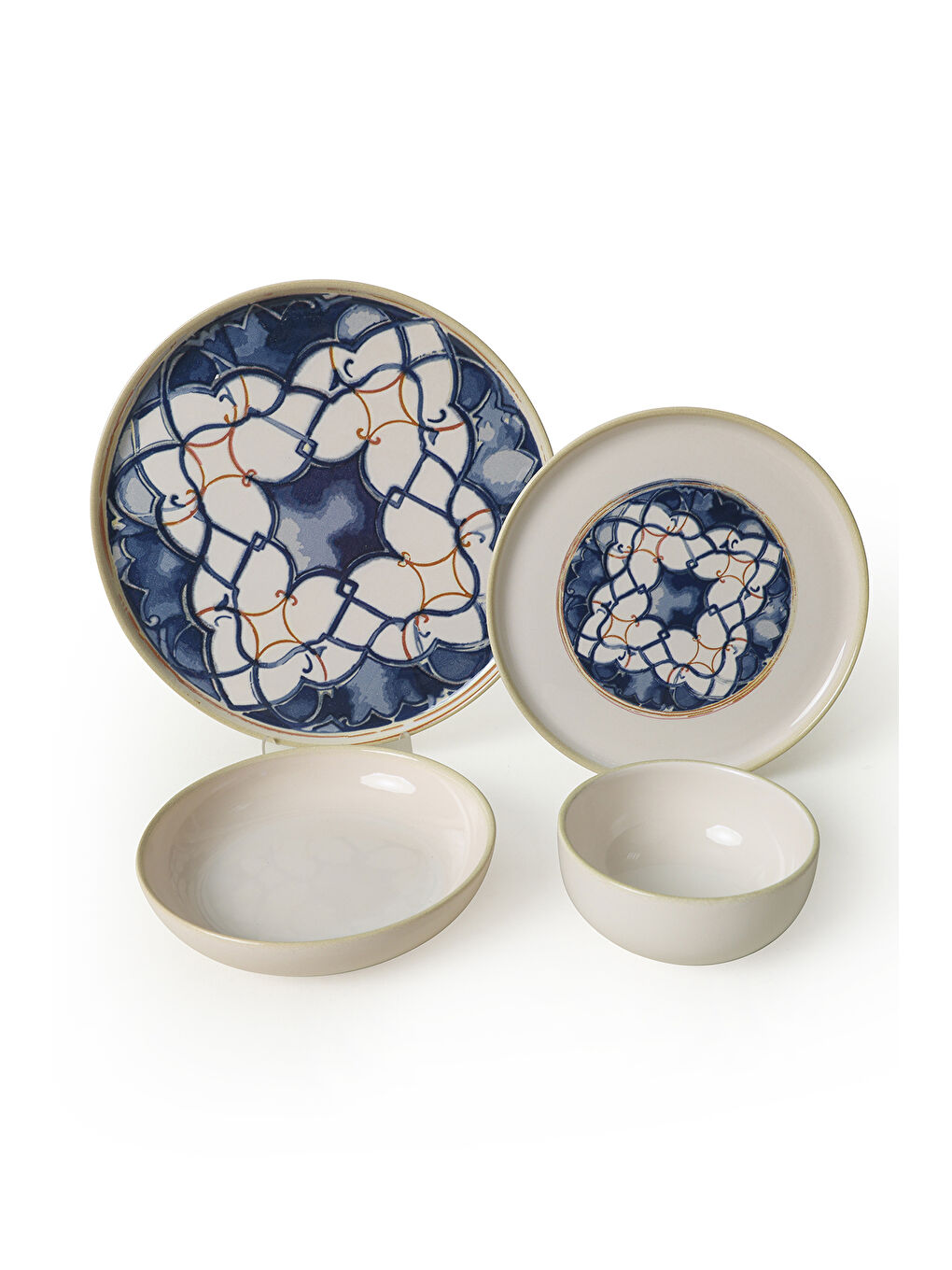 Karışık Wave Flow Yemek Takımı 24 Parça 6 Kişilik-7