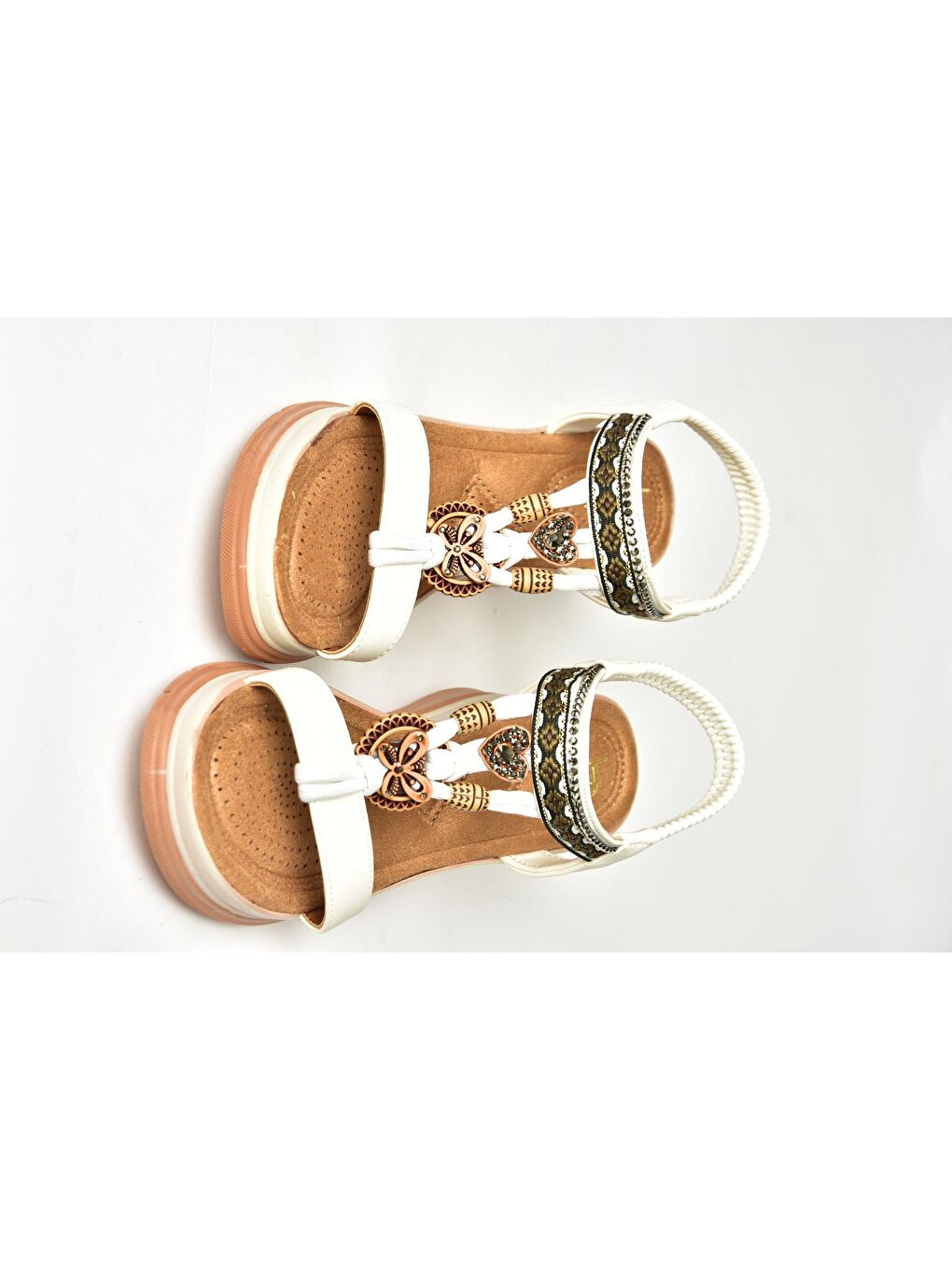 Beyaz Kadın Sandalet U2589268