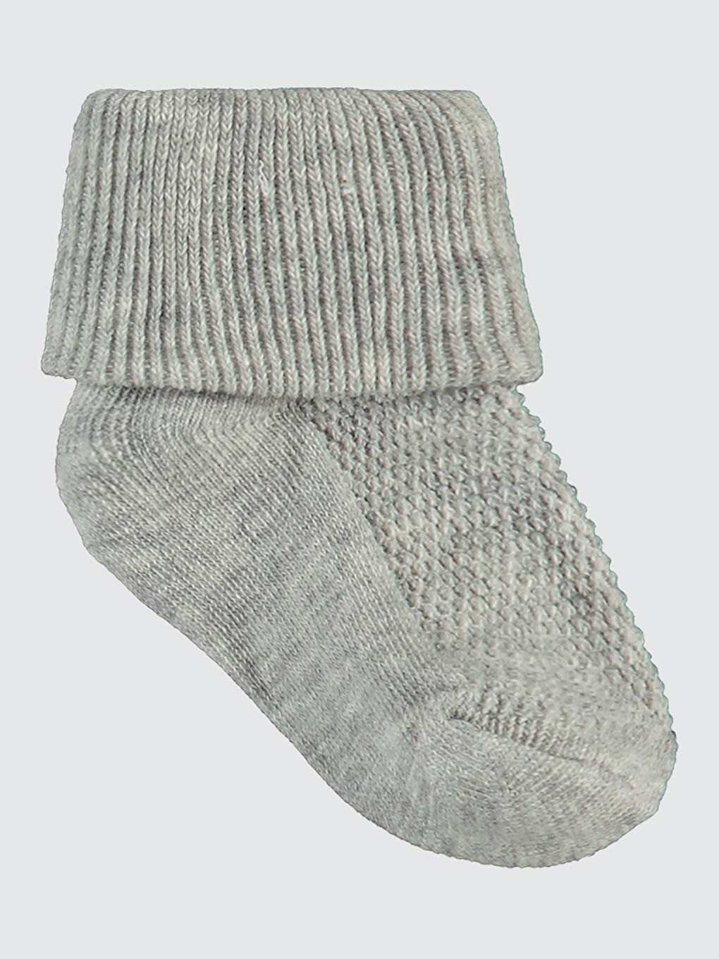 Ekru Baby Bebek 3'lü Çorap Set 0-24 Ay Krem-3