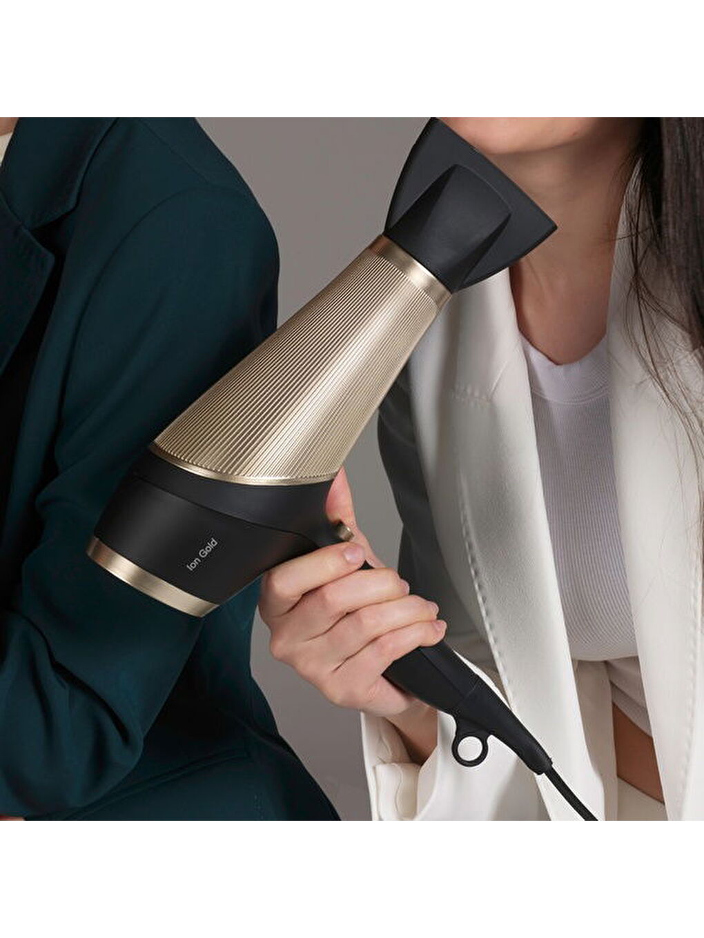 Ion Saç Kurutma Makinesi - Altın - 2200 Watt-1