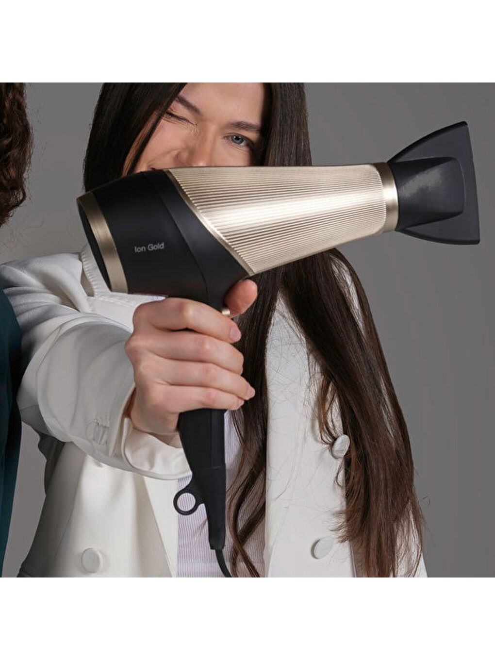 Ion Saç Kurutma Makinesi - Altın - 2200 Watt-6