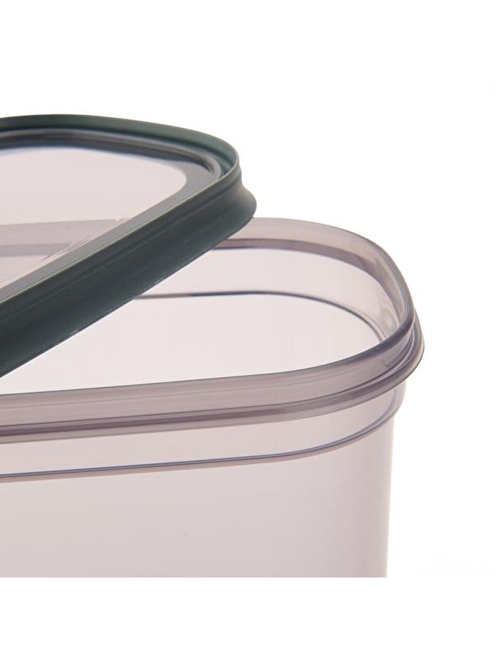 Vinto Dikdörtgen Erzak Kabı - Gri - 2,1 lt-1