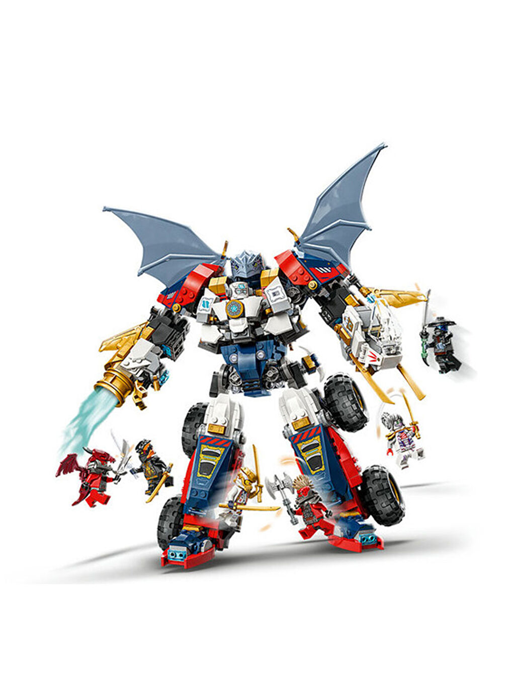 NINJAGO Zane in Ultra Kombo Mechi 4ü 1 Arada 71834-4