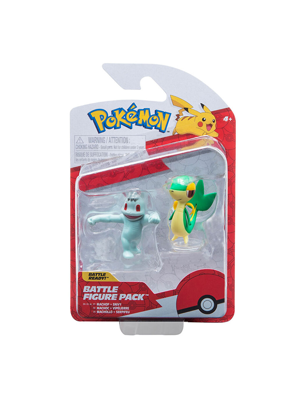 Pokemon Battle Figürler Seri-14 Machop-Snivy POK-95007-C-4