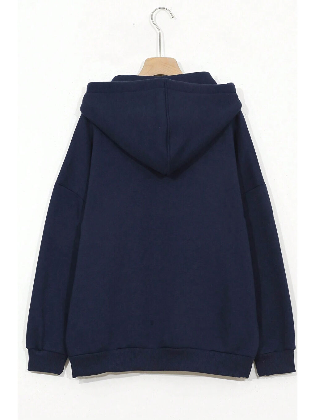 uyguntarz Açık Lacivert Sandiego Baskılı Oversize Sweatshirt - 1