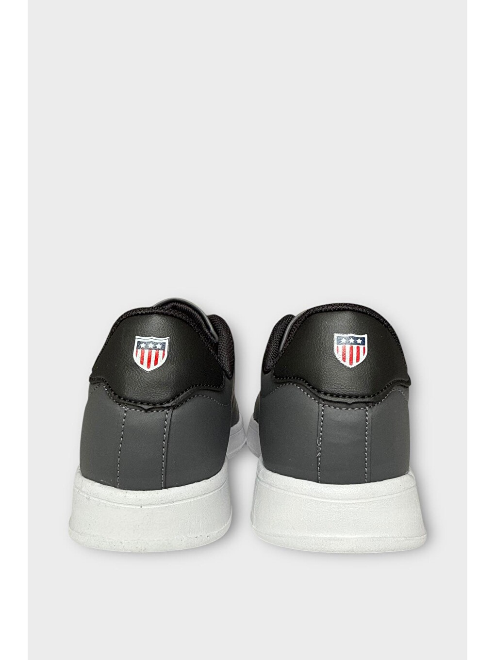 Gri Unisex Sneakers Günlük Spor Ayakkabı Füme - Sİyah-6