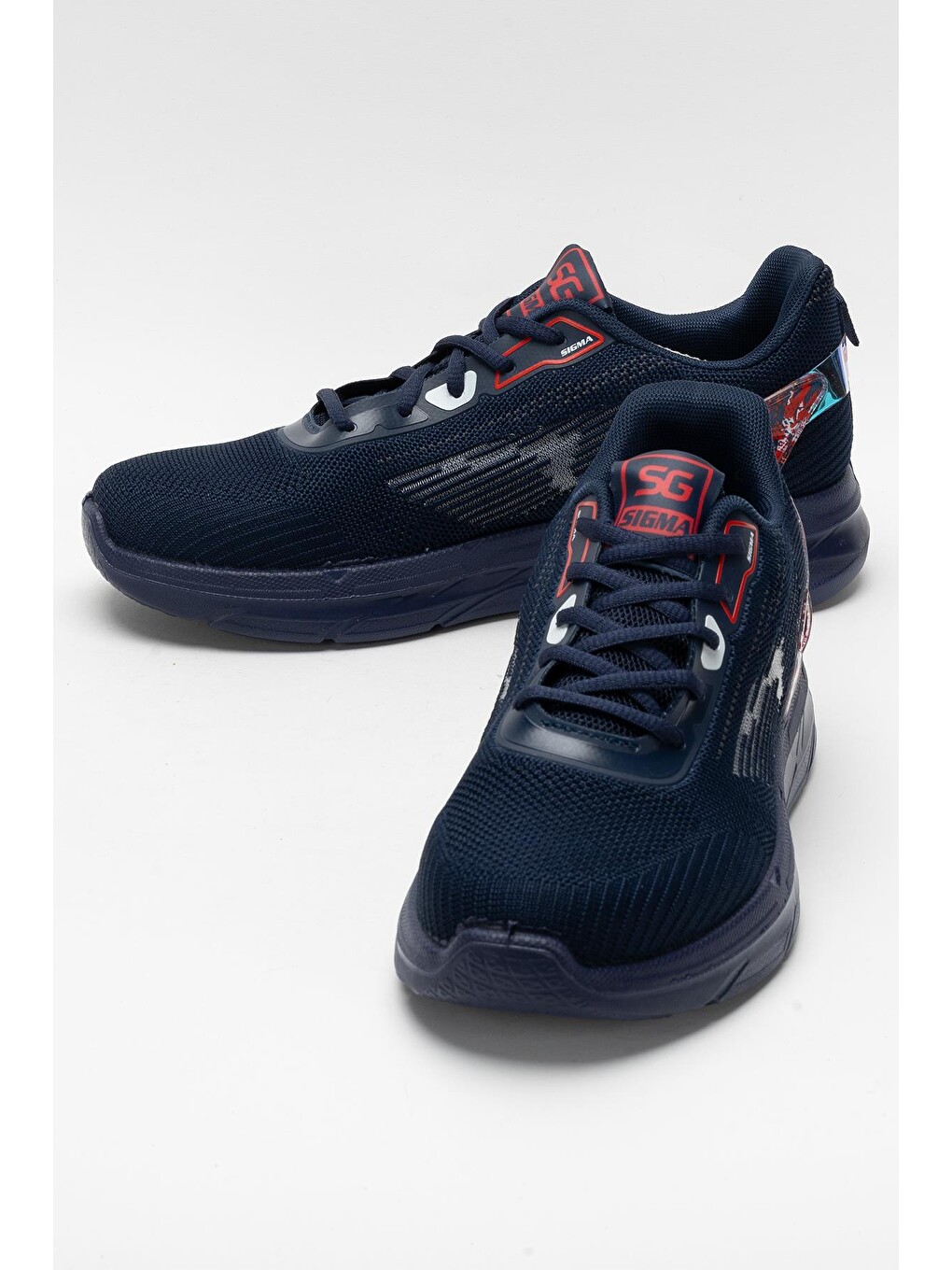 Lacivert Erkek Triko Sneaker Rahat Hava Alabilen Kokusuz Spor Ayakkabı Lacİ-4