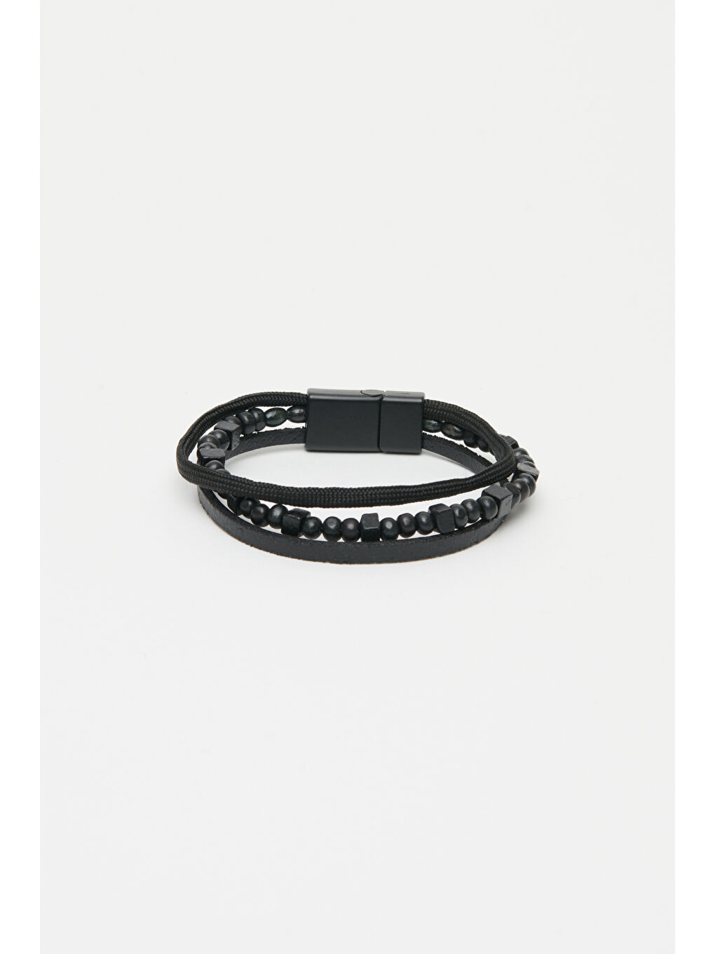 Erkek Siyah %100 Deri Bileklik