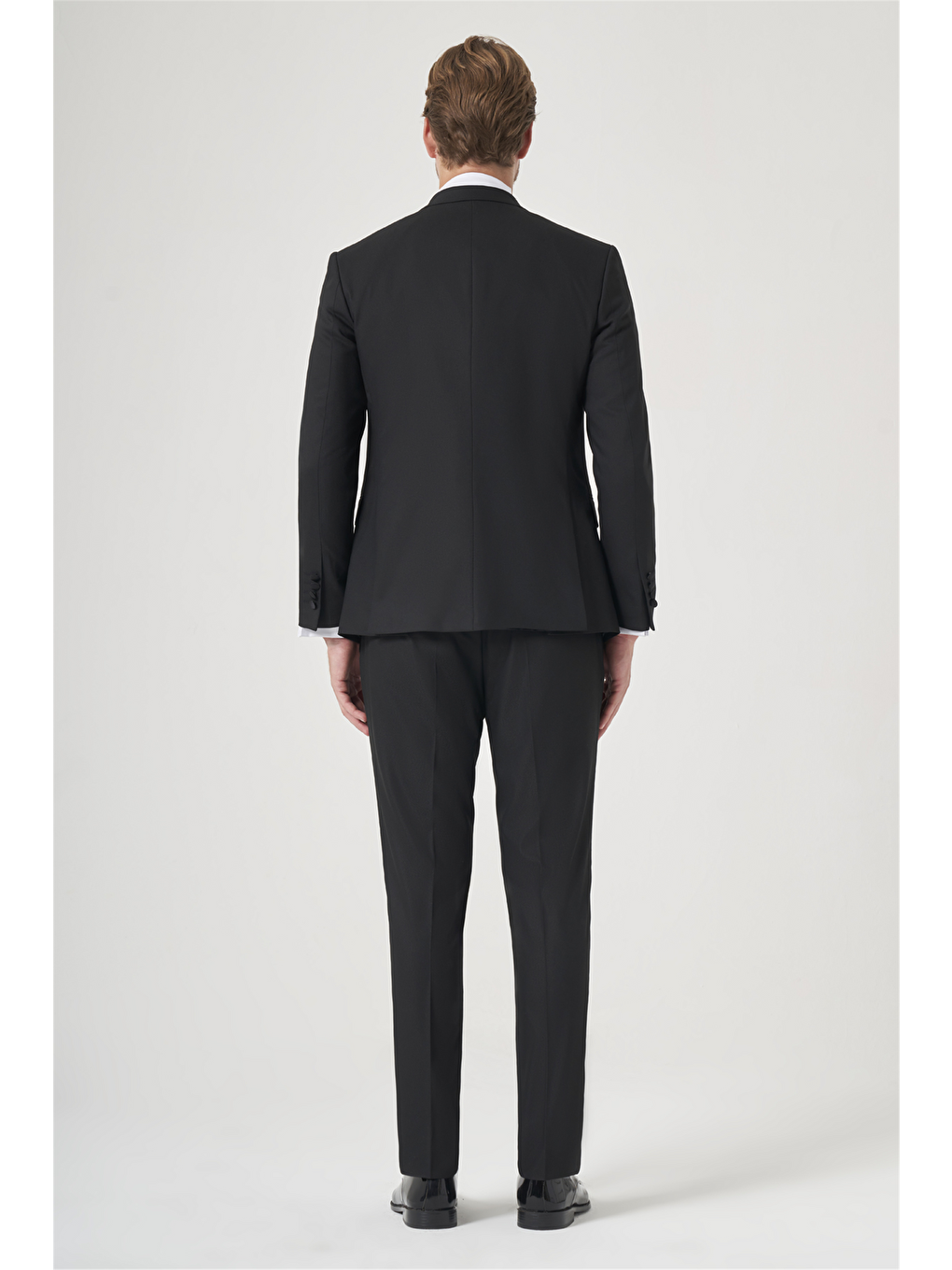 Siyah 6 Drop Slim Fit Esnek Yelekli Damatlık 1001260388-4