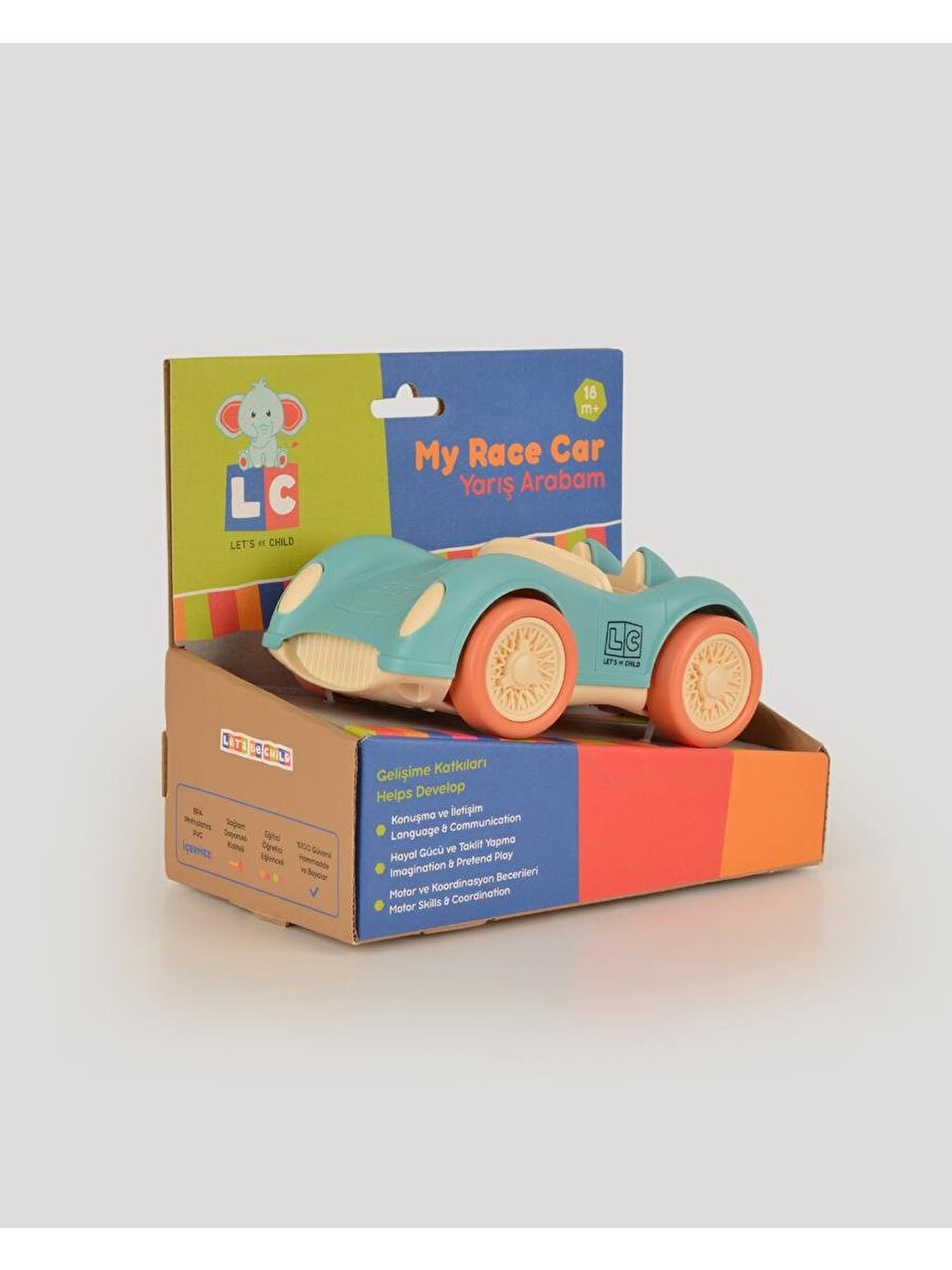 Yarış Arabam Turkuaz-4