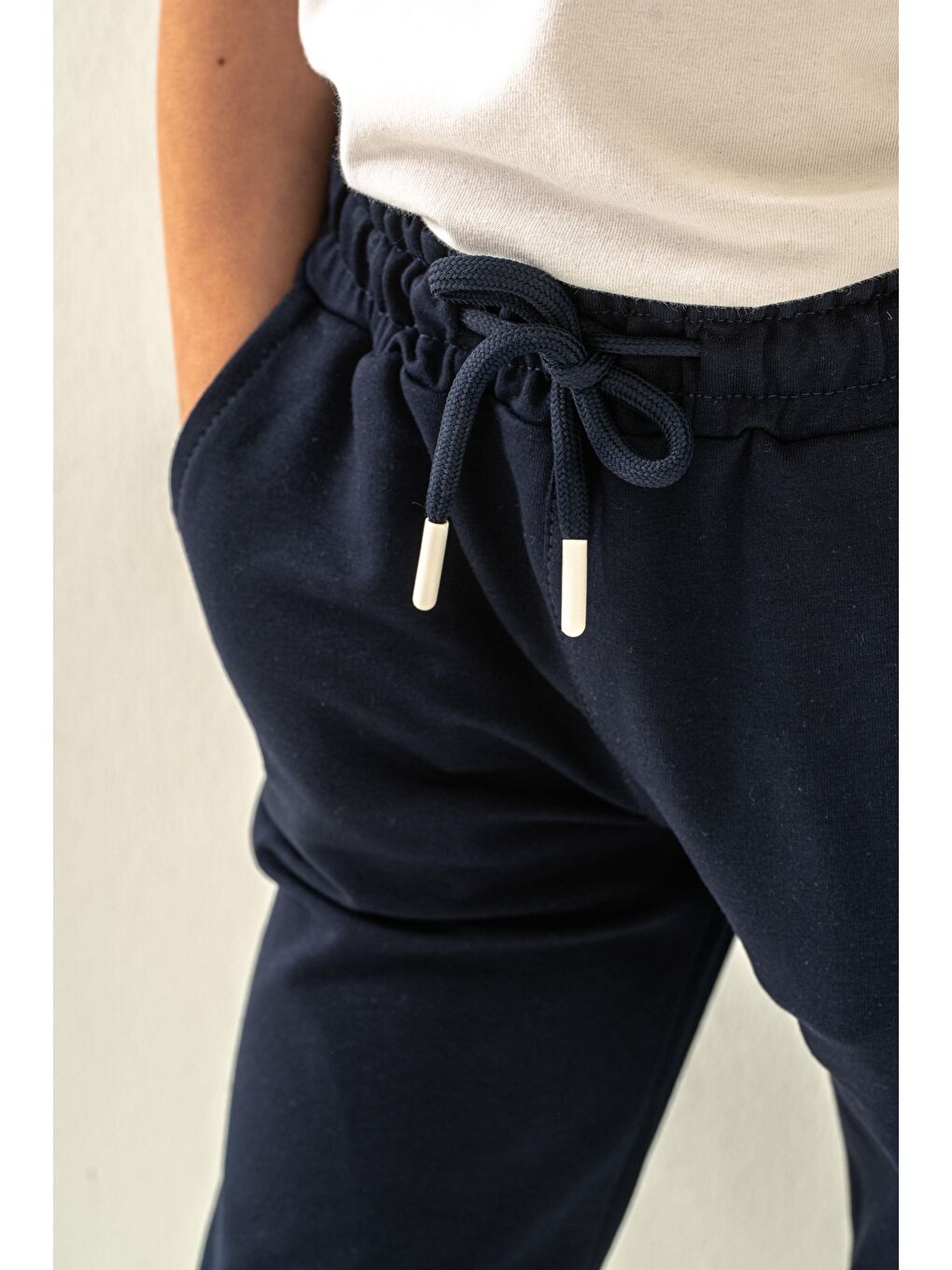 Lacivert Kargo Cepli Cep Kapagı International Traveller Baskılı Erkek Çocuk Eşofman Altı-11