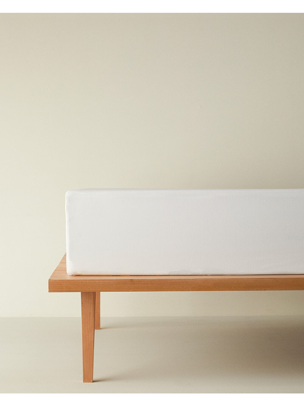 Novella Premium Pamuk Dokulu Çift Kişilik Lastikli Çarşaf 160x200 cm Beyaz-1