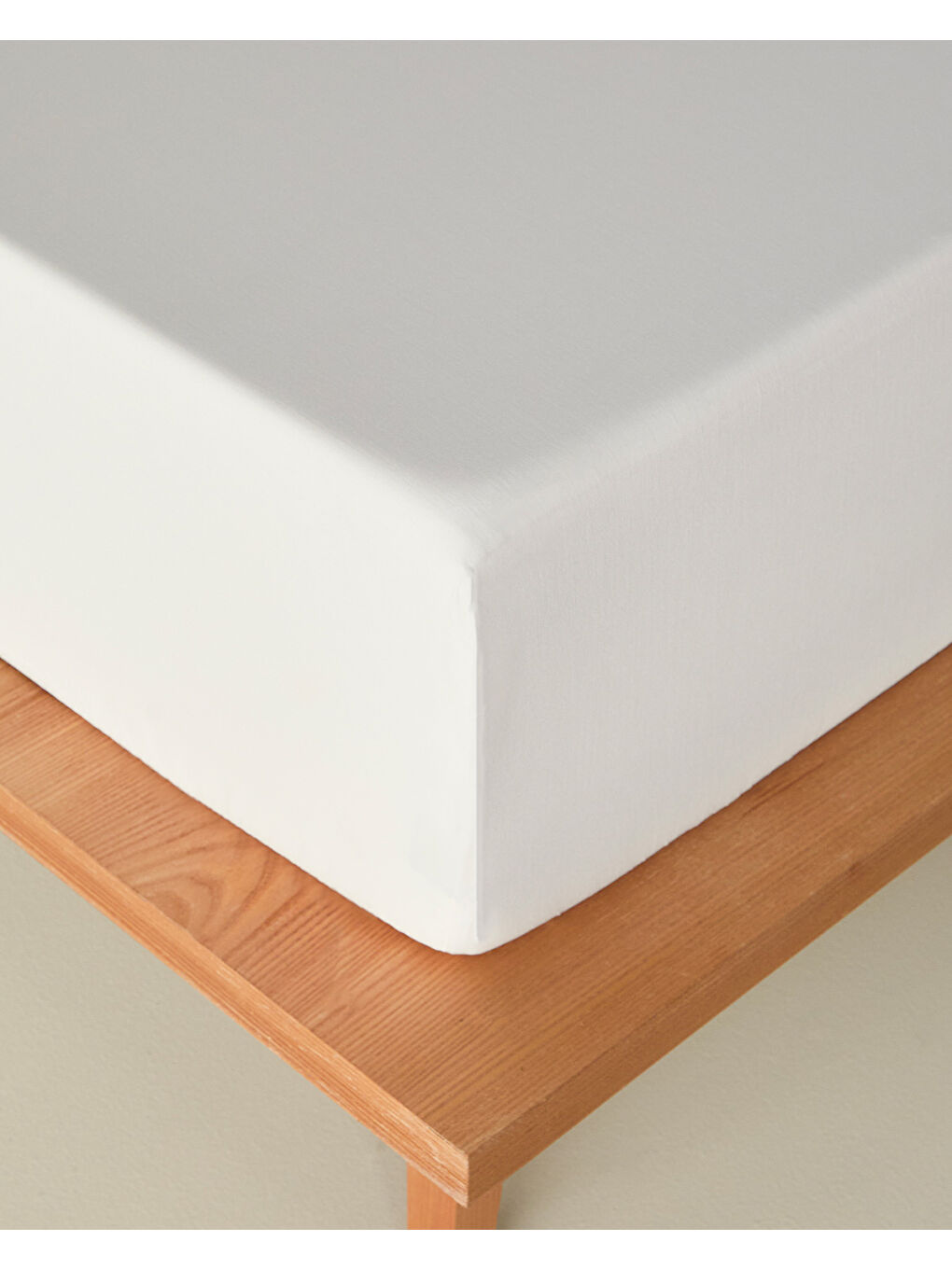 Novella Premium Pamuk Dokulu Çift Kişilik Lastikli Çarşaf 160x200 cm Beyaz-2