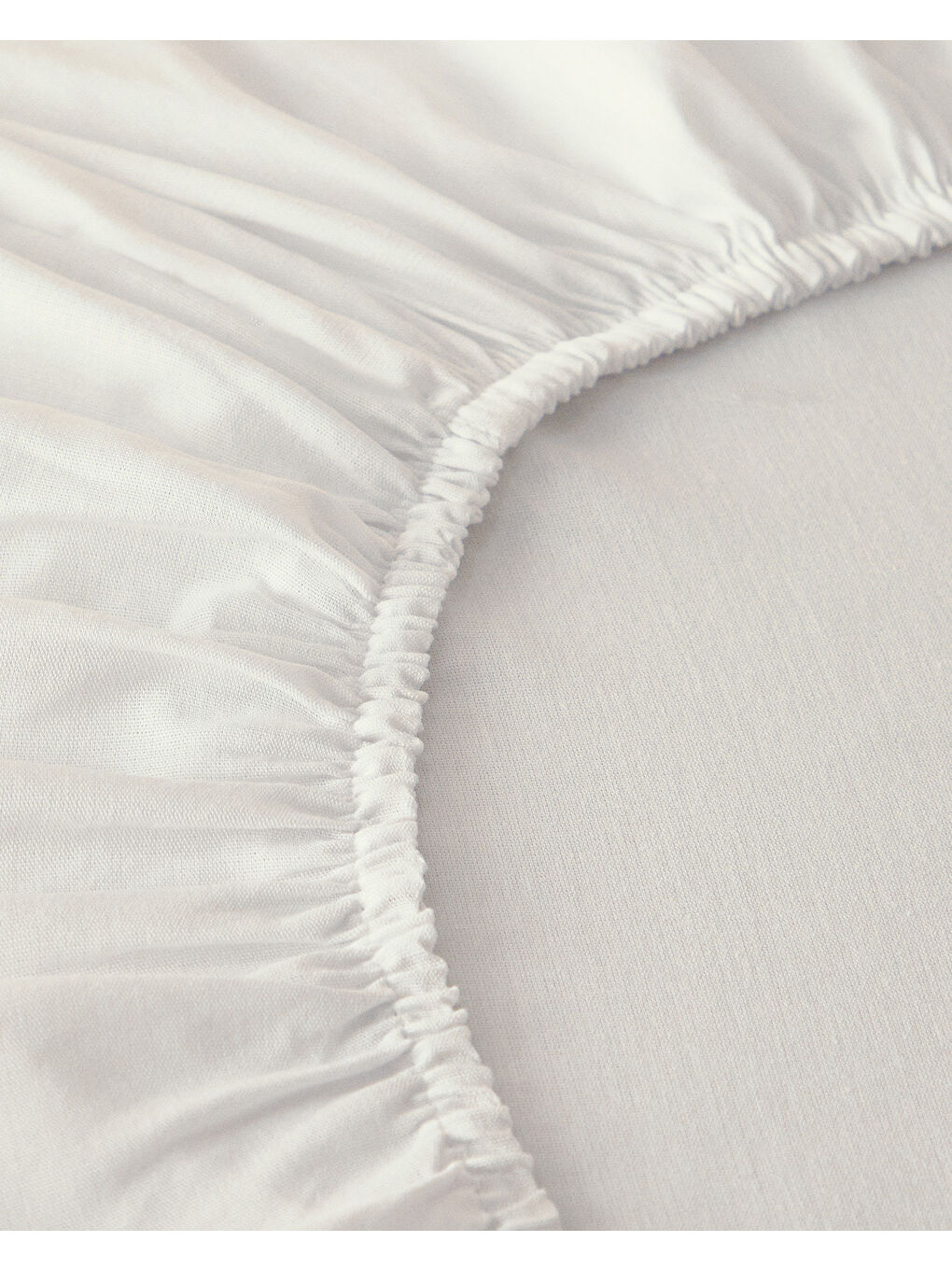 Novella Premium Pamuk Dokulu Çift Kişilik Lastikli Çarşaf 160x200 cm Beyaz-3
