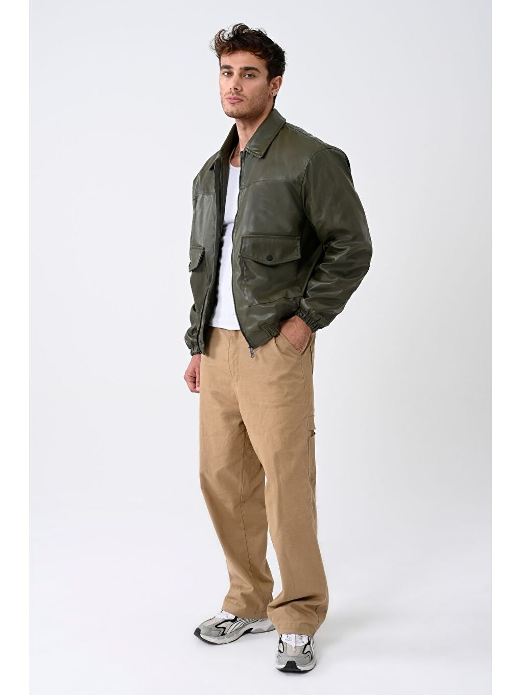 Siyah Vibes X Vesto Deri Ceket 008-1