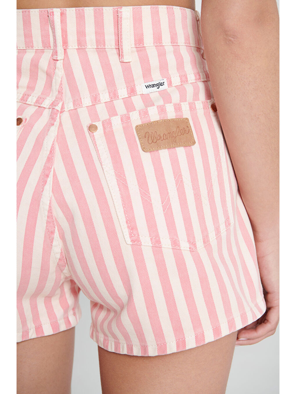 Kırmızı High Rise Festival Jean Şort-2