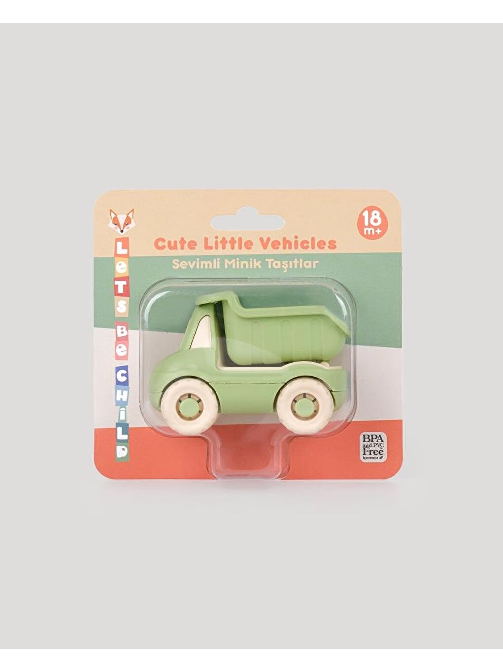 Sevimli Minik Taşıtlar Kamyon-Yeşil-4