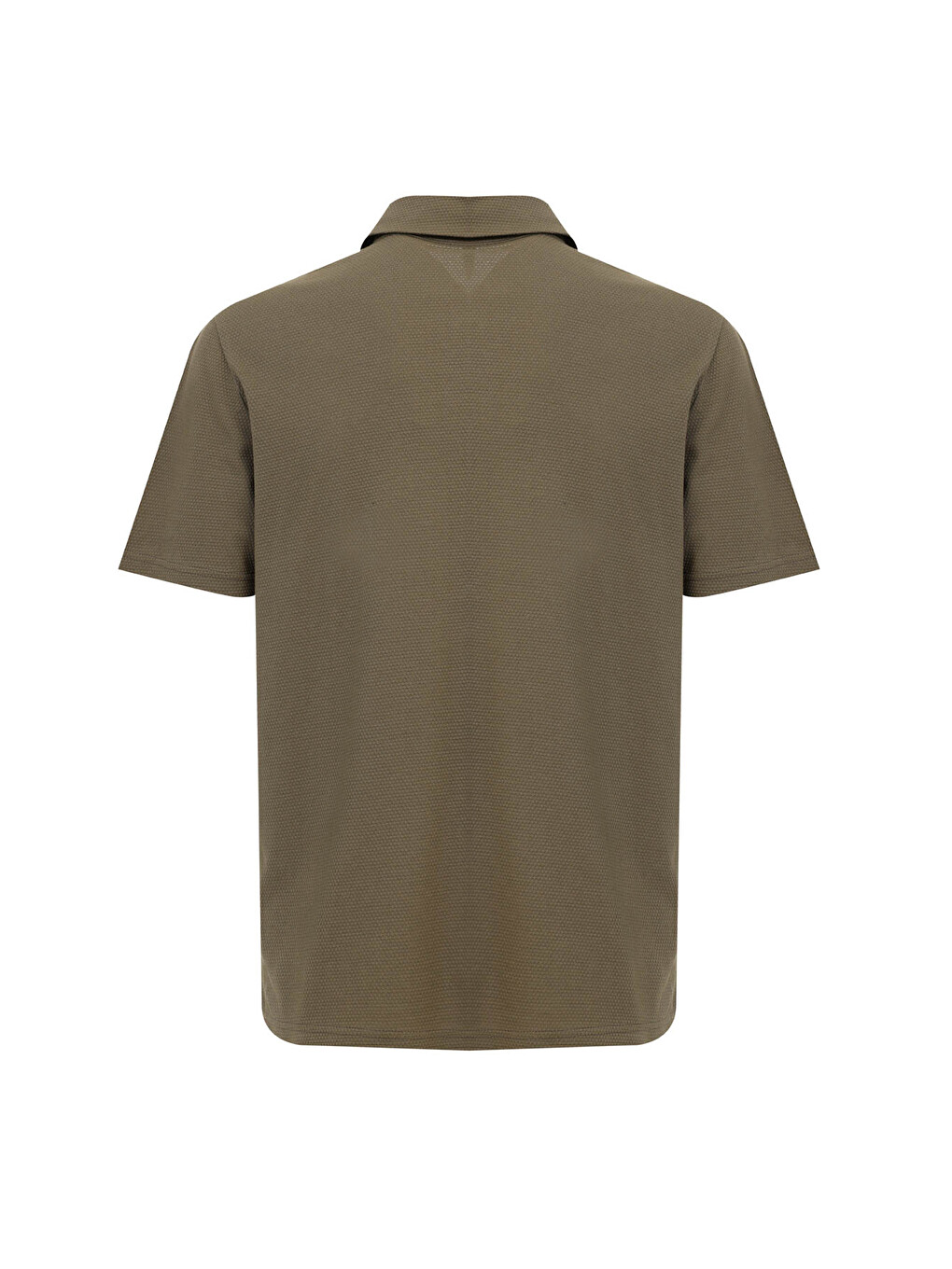 Haki Erkek Polo Yaka Kısa Kol T-Shirt-1
