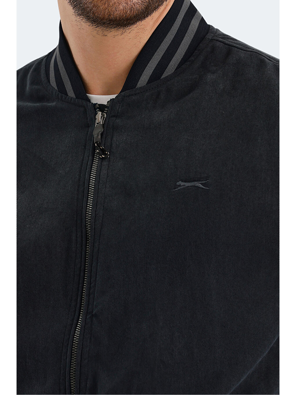 SLAZENGER Gri BOMBERS Erkek Mont Kaban - 4