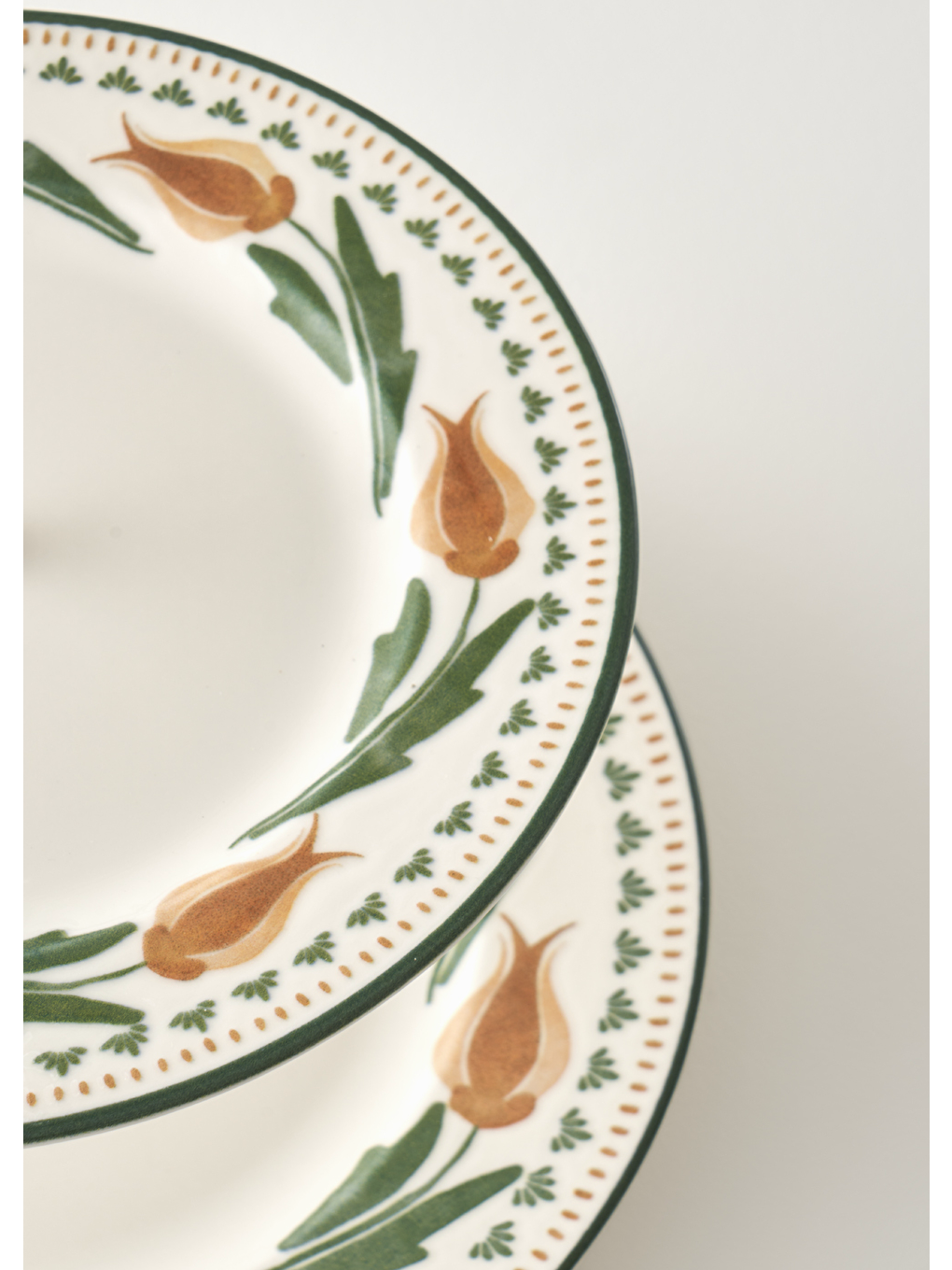 Karışık Tulip Porselen 2 Katlı Kurabiyelik-2