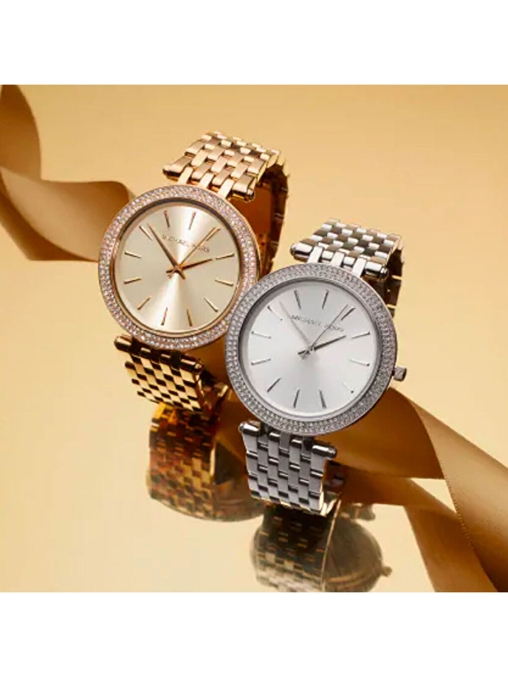 Sarı MK3191 Kadın Kol Saati-3