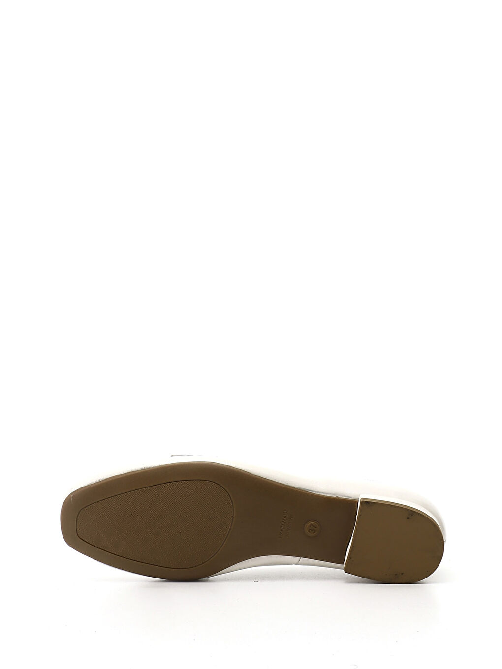 Bej Kadın BEJ Loafer Kuşaklı Hakiki Deri Babet-3