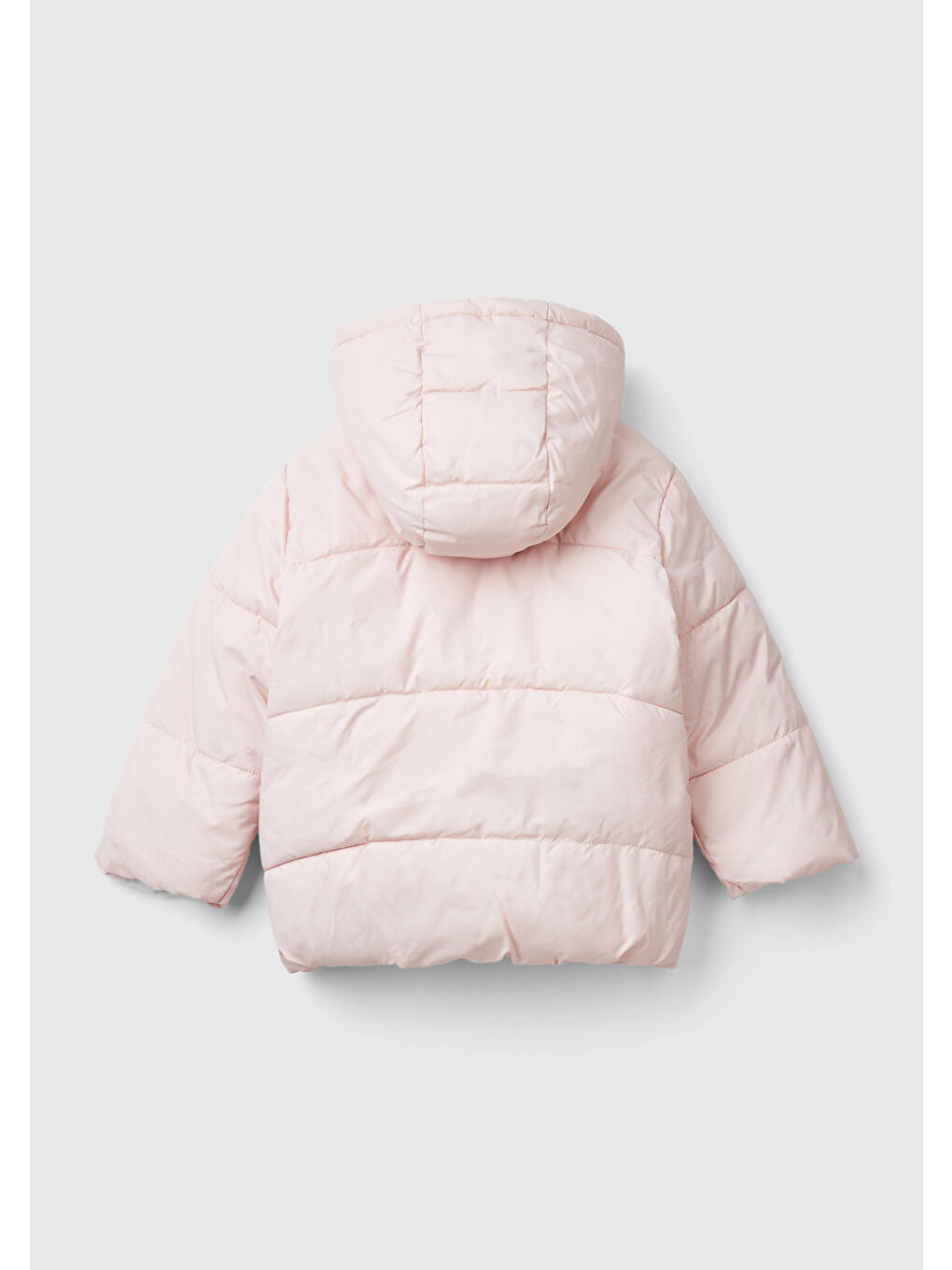 Kız Çocuk Toz Pembe İçi Kürklü Mont-1