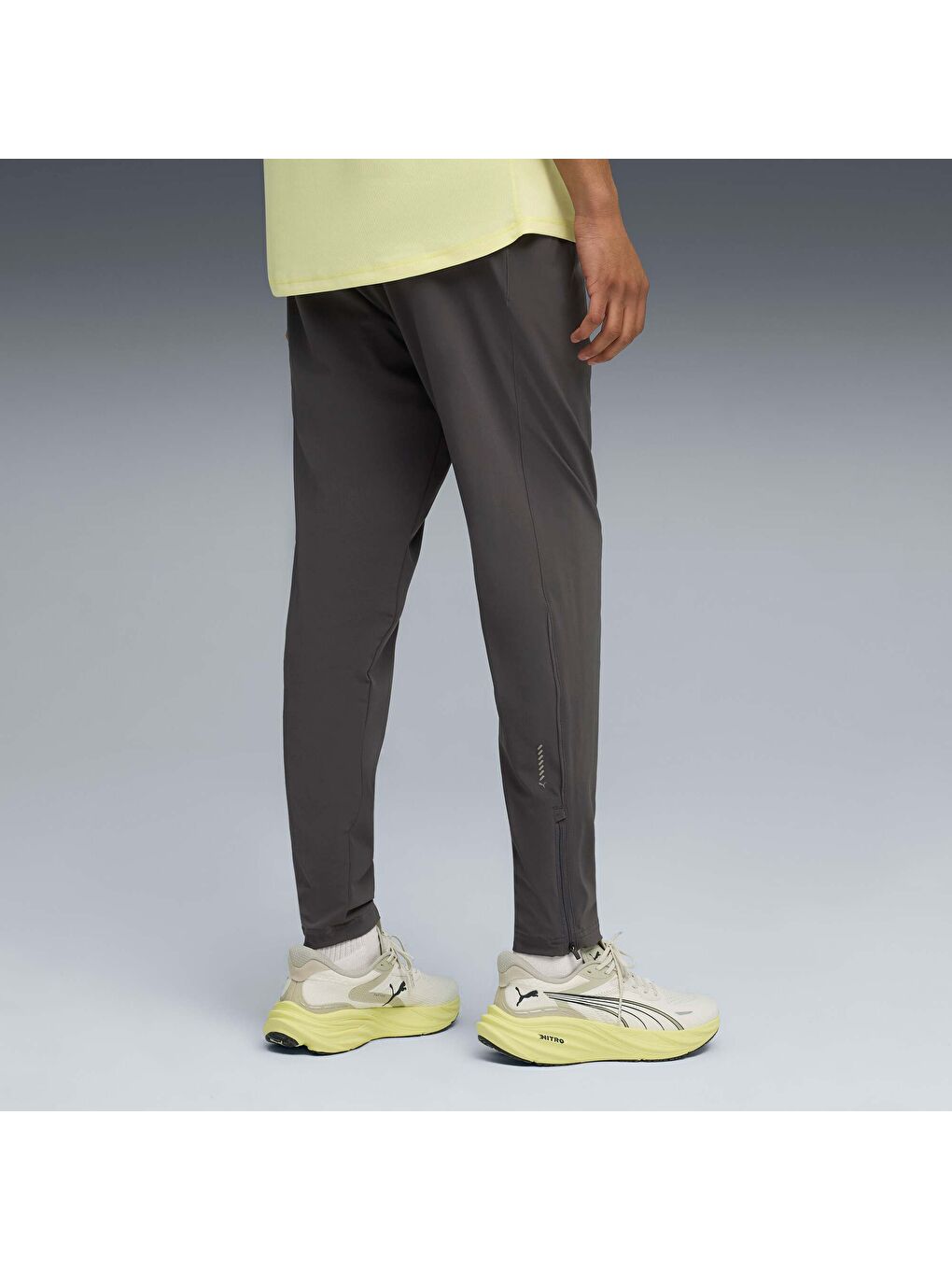 Gri RUN VELOCITY Erkek Tapered Eşofman Altı-2