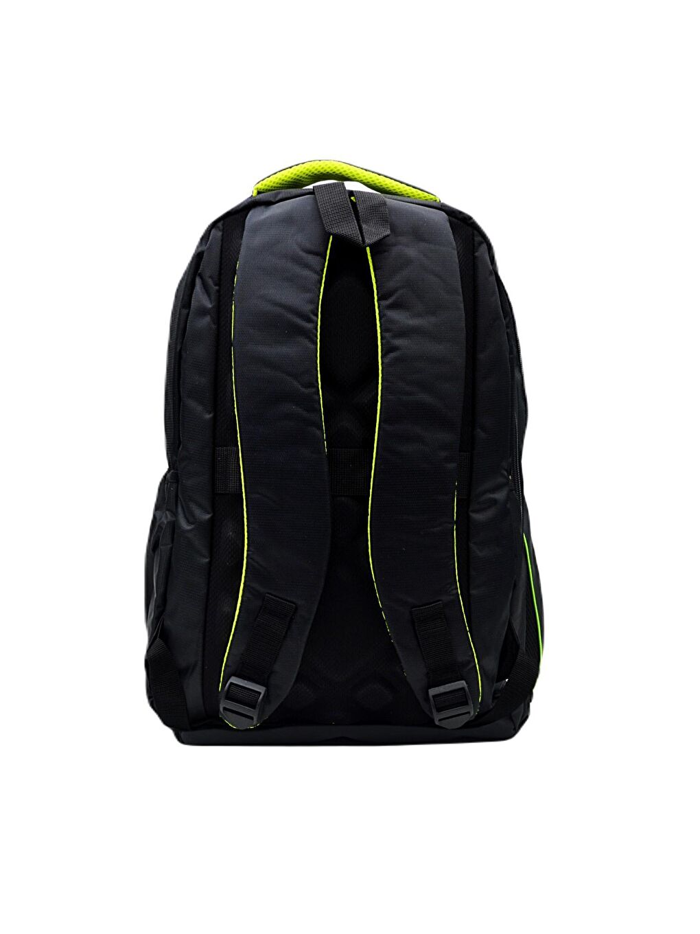 4 Bölmeli Laptop Bölmeli Okul Sırt Çantası Yeşil Çizgili-2