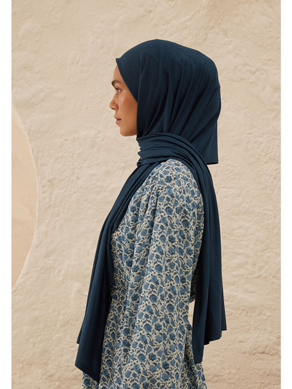 Penye Şal Açık Lacivert-2