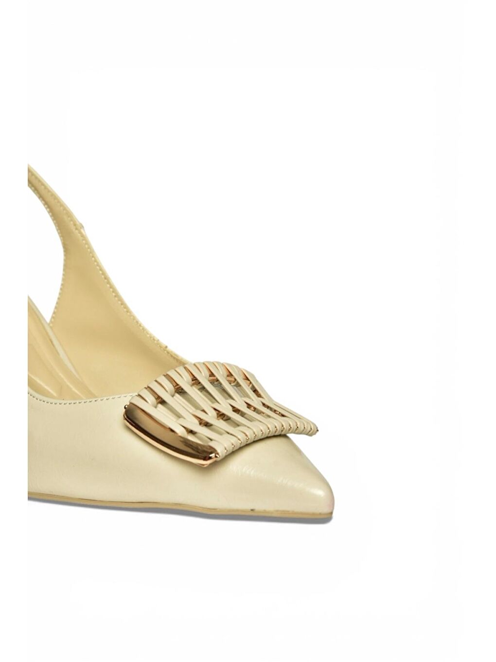 Bej Kadın Topuklu Ayakkabı Y308203160-6