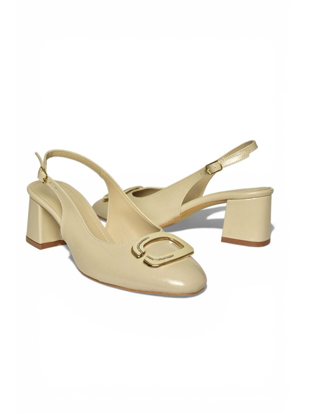 Bej Ten Kadın Topuklu Ayakkabı Y820310160