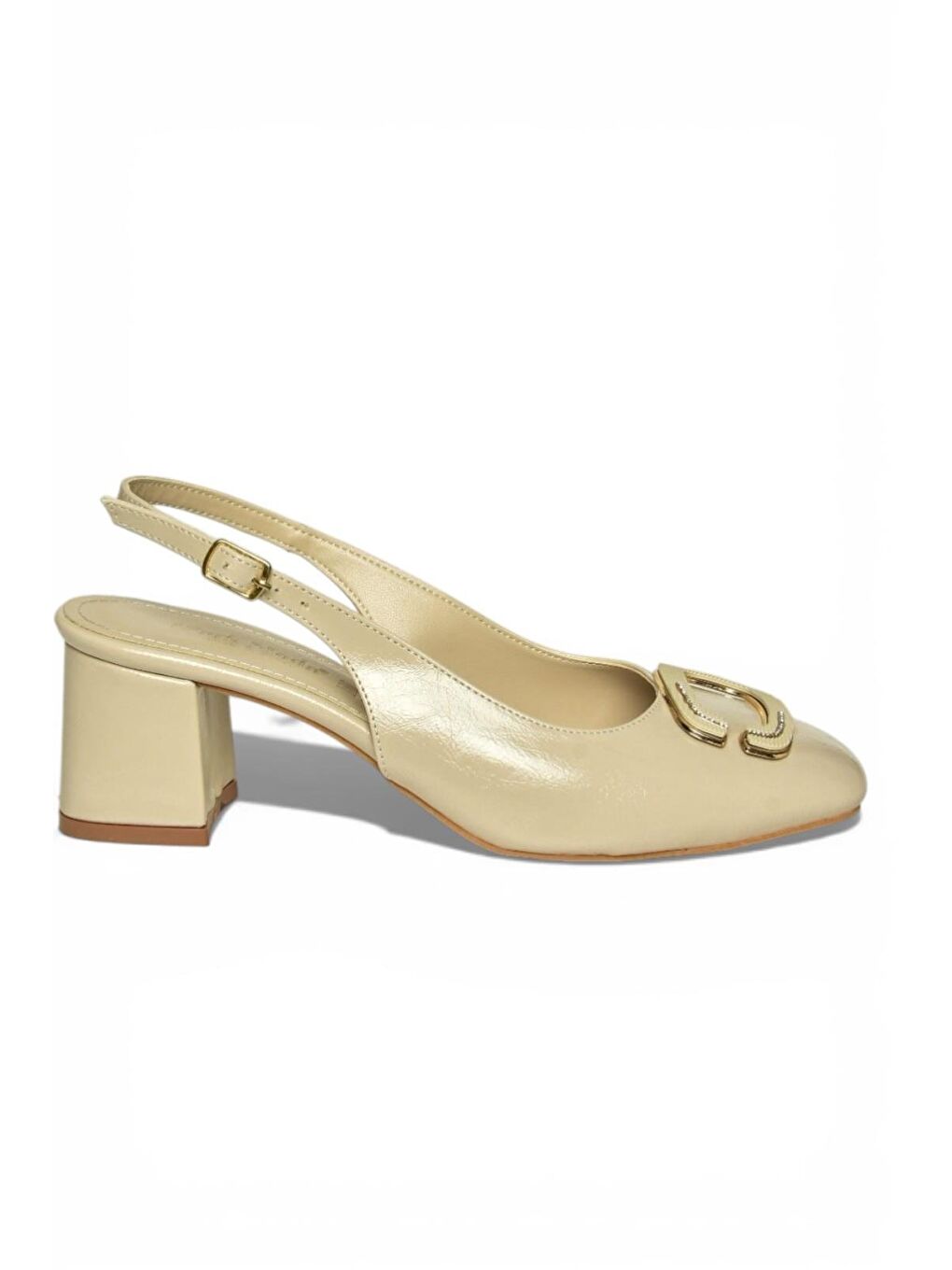 Bej Ten Kadın Topuklu Ayakkabı Y820310160-5