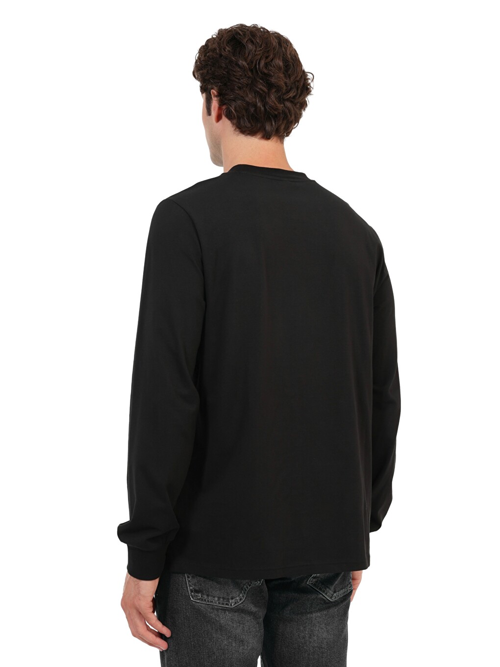 Uzun Kol T-shirt Erkek Siyah Mb 14yukol-3