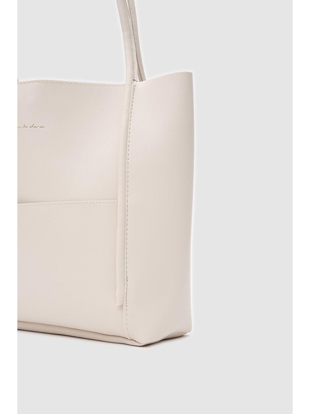 Ekru Maximors Omuz Çantası Krem-2