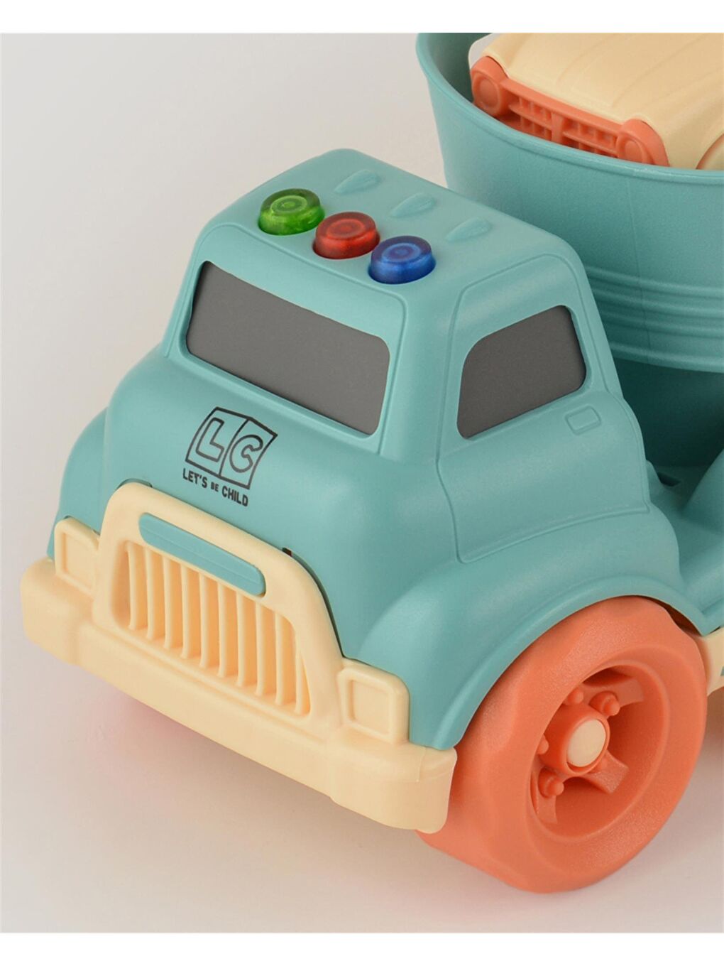 Turkuaz Sesli Ve Işıklı Taşıyıcı Tır-4