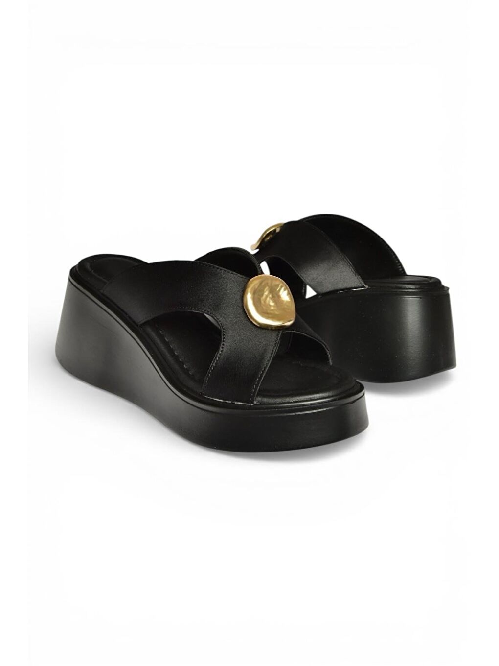 Siyah Kadın Terlik Y973965404-4